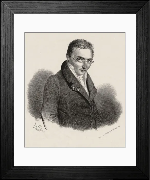 Framed Print : Portrait of the composer Louis-Joseph-Ferdinand Herold (1791-1833), c. 1830 Framed Print : Portrait of the composer Louis-Joseph-Ferdinand Herold (1791-1833), c. 1830