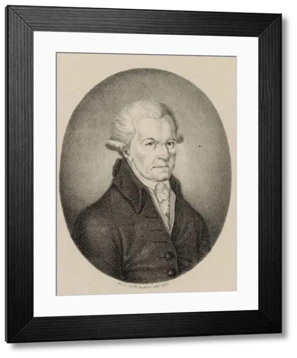 Framed Print : Portrait of the composer Michael Haydn (1737-1806), 1815 Framed Print : Portrait of the composer Michael Haydn (1737-1806), 1815