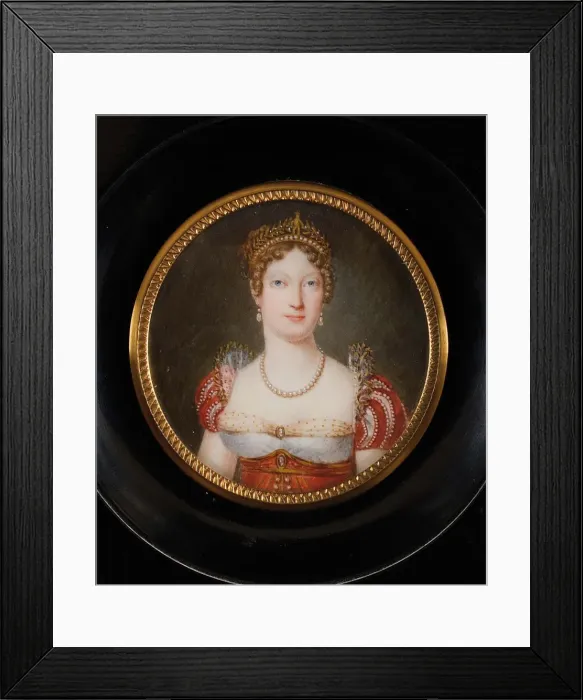 Framed Print : Portrait of the Empress Marie-Louise (1791-1847), Mid of the 19th cen Framed Print : Portrait of the Empress Marie-Louise (1791-1847), Mid of the 19th cen