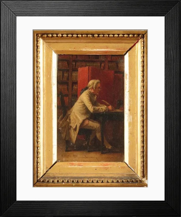 Framed Print : Portrait of the naturalist Georges-Louis Leclerc, Comte de Buffon (1707-1788), 1864 Framed Print : Portrait of the naturalist Georges-Louis Leclerc, Comte de Buffon (1707-1788), 1864
