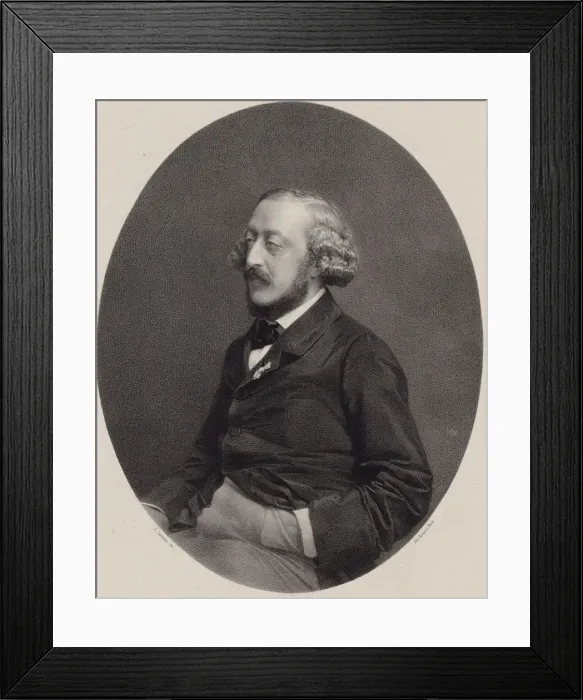 Framed Print : Portrait of the pianist and composer Stephen Heller (1813-1888), 1860 Framed Print : Portrait of the pianist and composer Stephen Heller (1813-1888), 1860