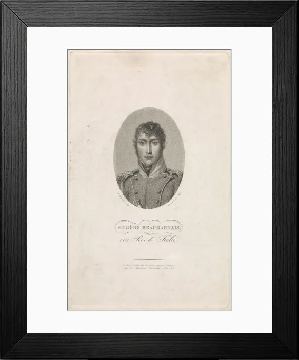 Framed Print : Eugene de Beauharnais (1781-1824), Viceroy of the Kingdom of Italy, Grand Duke of Frankfurt Framed Print : Eugene de Beauharnais (1781-1824), Viceroy of the Kingdom of Italy, Grand Duke of Frankfurt