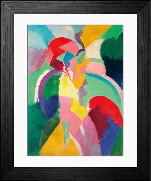 Framed Print : Femme a l ombrelle ou La Parisienne, 1913 Framed Print : Femme a l ombrelle ou La Parisienne, 1913