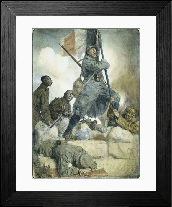 Framed Print : Fort Douaumont, 25 October 1916, 1916 Framed Print : Fort Douaumont, 25 October 1916, 1916
