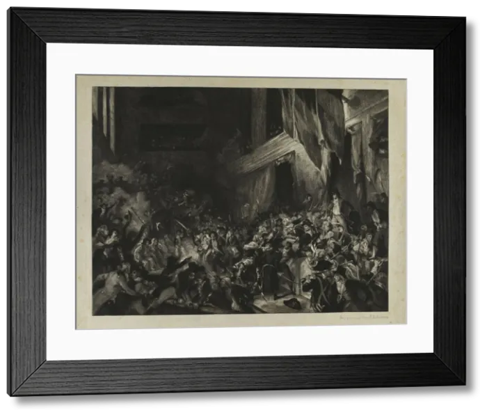 Framed Print : Francois Antoine de Boissy d Anglas saluting Jean Ferauds head during Framed Print : Francois Antoine de Boissy d Anglas saluting Jean Ferauds head during