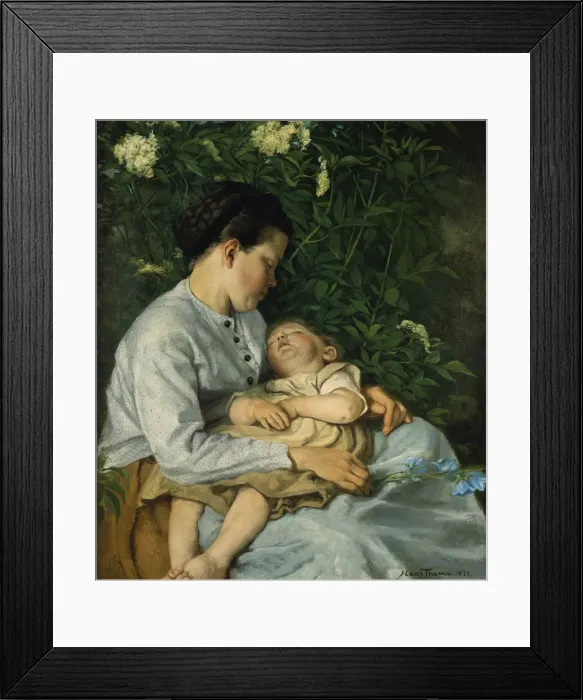 Framed Print : Under the Lilacs, 1871 Framed Print : Under the Lilacs, 1871