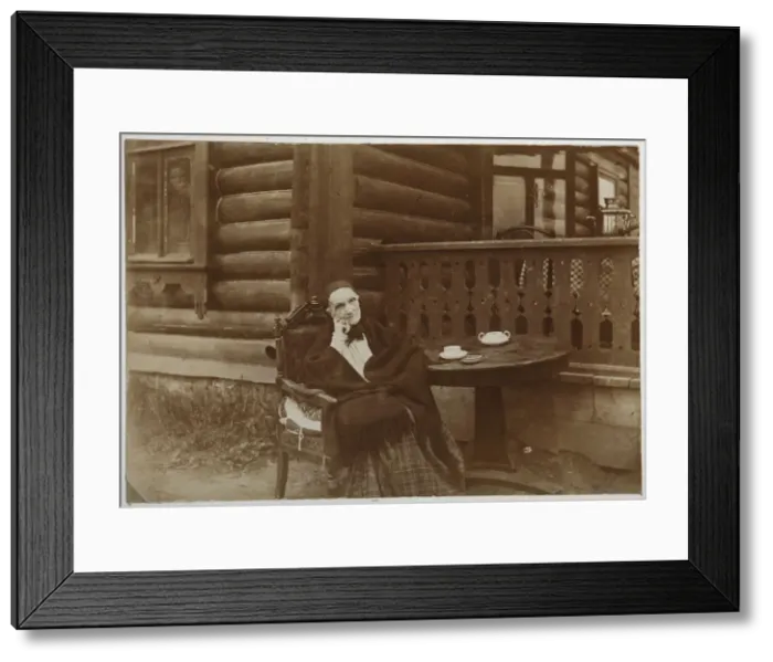 Framed Print : Vera Alexandrovna Nashchokina (1811-1900). Vsekhsvyatskoye, 1899