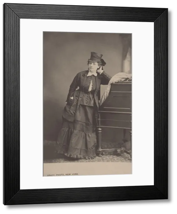 Framed Print : Victoria Claflin Woodhull (1838-1927), Between 1866 and 1873 Framed Print : Victoria Claflin Woodhull (1838-1927), Between 1866 and 1873