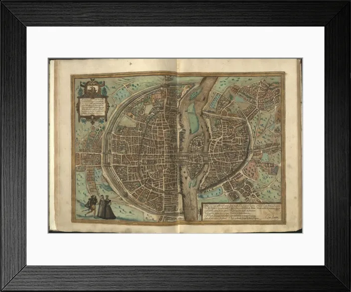 Framed Print : View of Paris, 1572 Framed Print : View of Paris, 1572