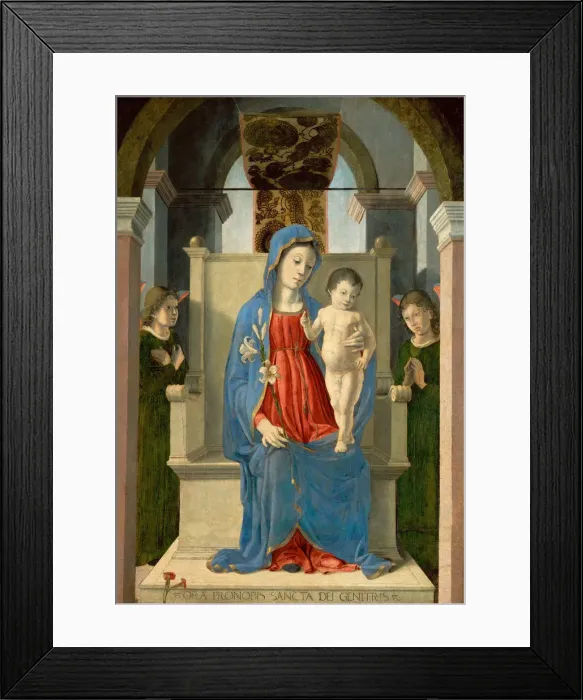 Framed Print : Virgin with a Lily, 1460s Framed Print : Virgin with a Lily, 1460s