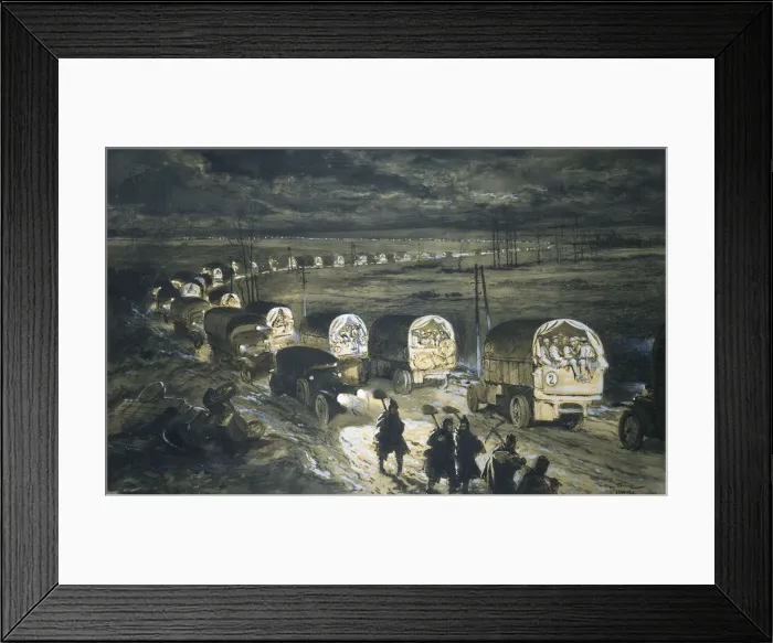 Framed Print : Voie Sacree (Sacred Way), Verdun, 1916 Framed Print : Voie Sacree (Sacred Way), Verdun, 1916
