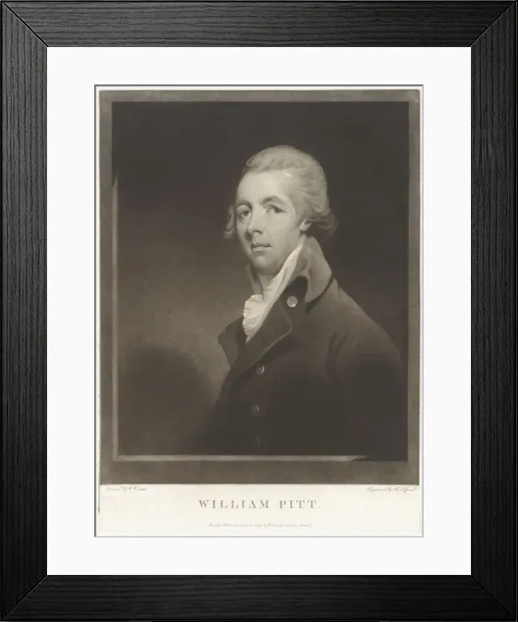 Framed Print : William Pitt the Younger (1759-1806), 1799 Framed Print : William Pitt the Younger (1759-1806), 1799