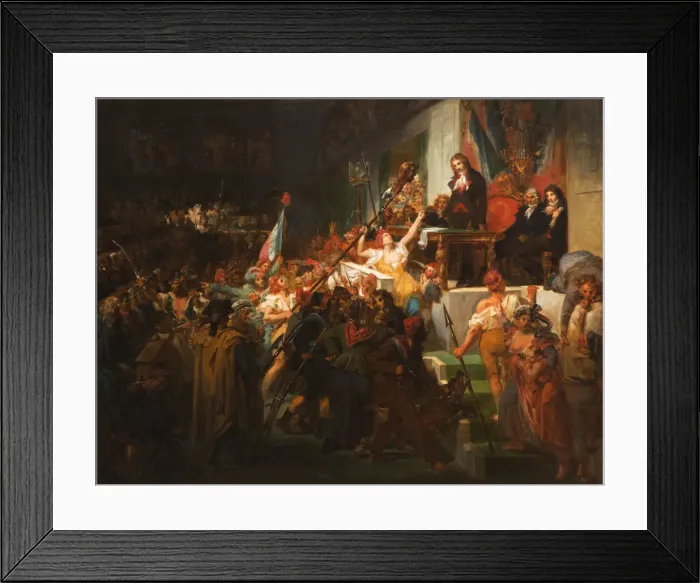 Framed Print : Francois Antoine de Boissy d Anglas saluting Jean Ferauds head during Framed Print : Francois Antoine de Boissy d Anglas saluting Jean Ferauds head during