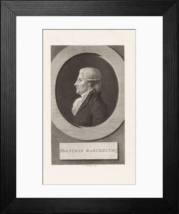 Framed Print : Francois Barthelemy (1747-1830), 1806 Framed Print : Francois Barthelemy (1747-1830), 1806