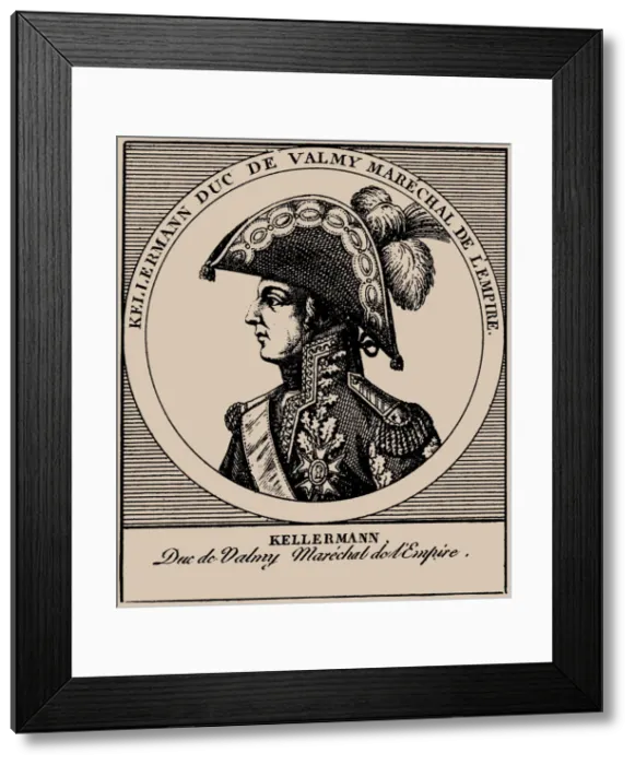 Framed Print : Francois Christophe Kellermann (1735-1820), Duc de Valmy, 1790 Framed Print : Francois Christophe Kellermann (1735-1820), Duc de Valmy, 1790