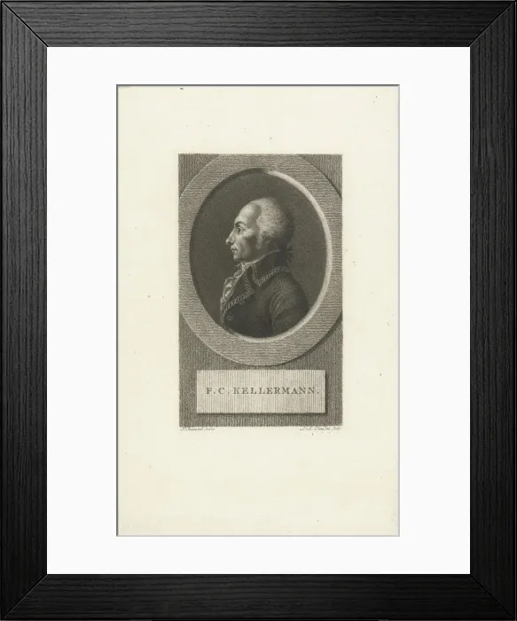 Framed Print : Francois Christophe Kellermann (1735-1820), Duc de Valmy, 1790s Framed Print : Francois Christophe Kellermann (1735-1820), Duc de Valmy, 1790s