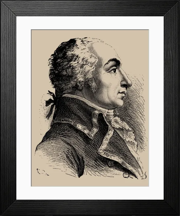 Framed Print : Francois Christophe Kellermann (1735-1820), Duc de Valmy, 1889 Framed Print : Francois Christophe Kellermann (1735-1820), Duc de Valmy, 1889