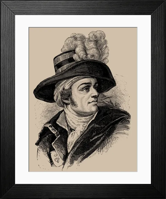Framed Print : Francois-Athanase de Charette de la Contrie (1763-1796), 1889 Framed Print : Francois-Athanase de Charette de la Contrie (1763-1796), 1889