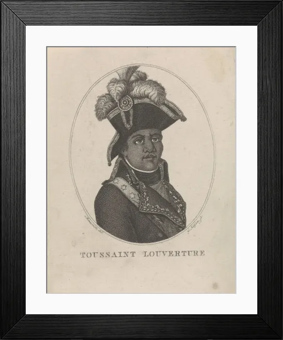 Framed Print : Francois-Dominique Toussaint Louverture (1743-1803) Framed Print : Francois-Dominique Toussaint Louverture (1743-1803)