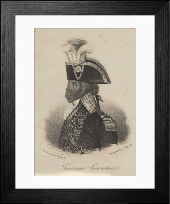 Framed Print : Francois-Dominique Toussaint Louverture (1743-1803) Framed Print : Francois-Dominique Toussaint Louverture (1743-1803)
