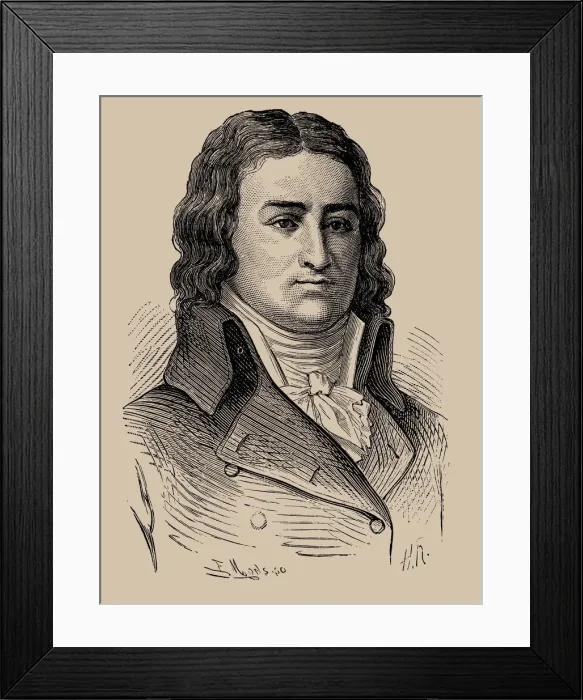 Framed Print : Francois-Louis Bourdon (1758-1798), 1889 Framed Print : Francois-Louis Bourdon (1758-1798), 1889