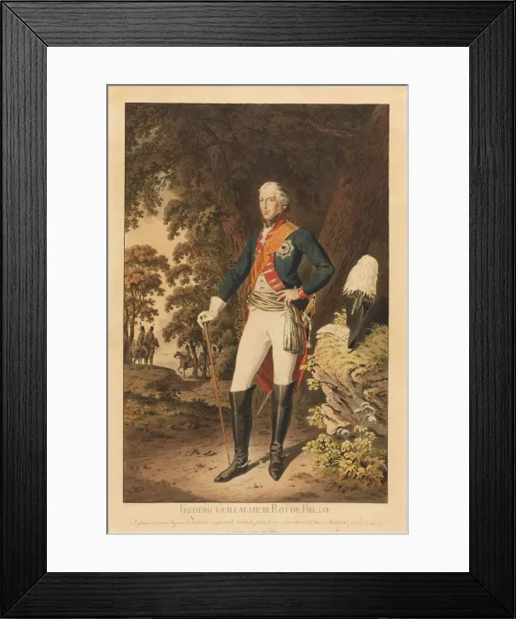 Framed Print : Frederick William III of Prussia (1797-1840) Framed Print : Frederick William III of Prussia (1797-1840)
