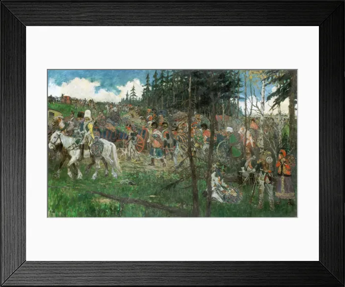 Framed Print : French Retreat from Moscow, Second Half of the 19th cen Framed Print : French Retreat from Moscow, Second Half of the 19th cen