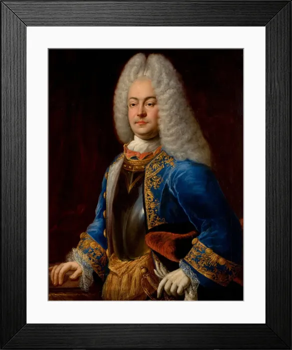 Framed Print : George Albert (1690-1734), Prince of East Frisia, 1718 Framed Print : George Albert (1690-1734), Prince of East Frisia, 1718