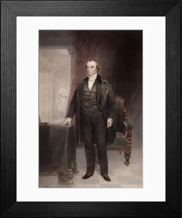 Framed Print : Portrait of Daniel Webster (1782-1852) Framed Print : Portrait of Daniel Webster (1782-1852)