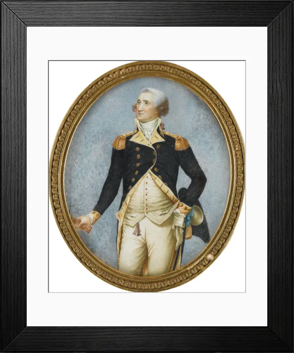Framed Print : Portrait of George Washington (1732-1799), 1793 Framed Print : Portrait of George Washington (1732-1799), 1793