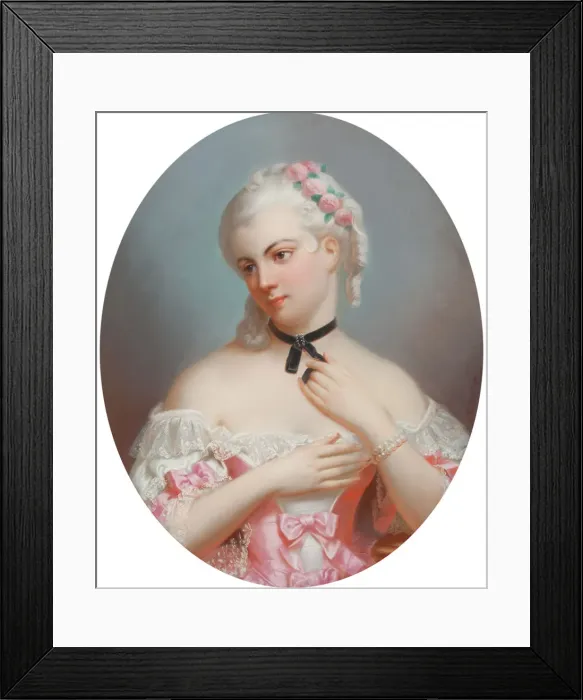 Framed Print : Louise Elisabeth of France (1727-1759), First half of the 19th cent Framed Print : Louise Elisabeth of France (1727-1759), First half of the 19th cent
