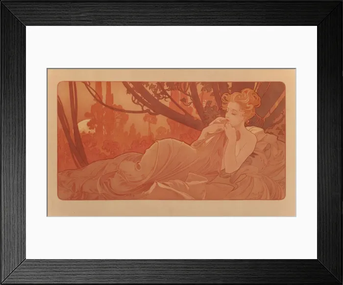 Framed Print : Dusk, 1899 Framed Print : Dusk, 1899