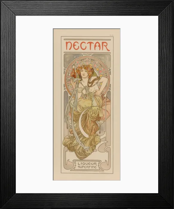 Framed Print : Nectar Liqueur, 1902 Framed Print : Nectar Liqueur, 1902