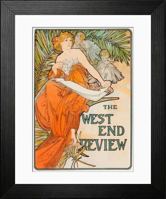 Framed Print : West End Review, ca 1897 Framed Print : West End Review, ca 1897