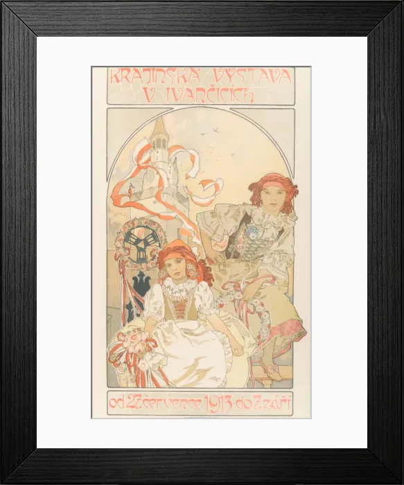 Framed Print : Regional exhibition in Ivancice, 1912 Framed Print : Regional exhibition in Ivancice, 1912