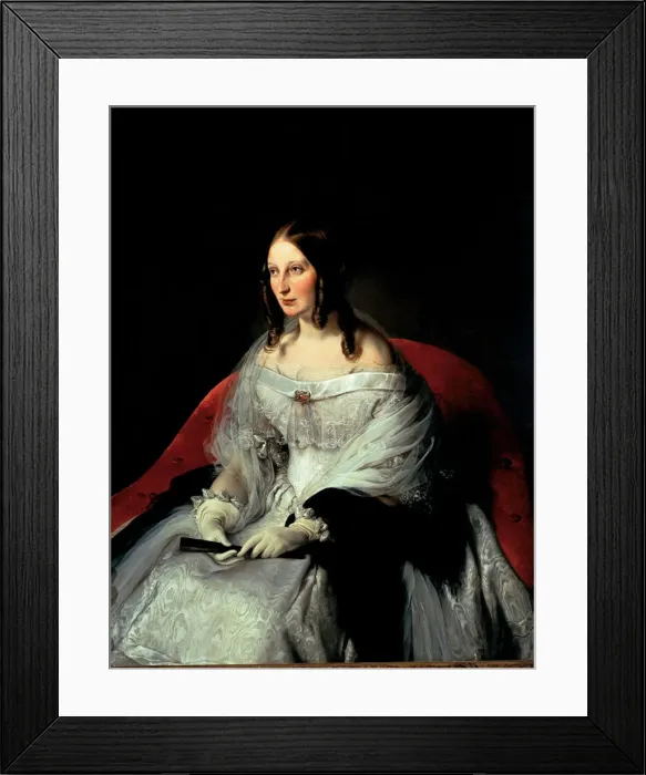 Framed Print : Portrait of Sarah Louise Strachan (1818-1881), principessa di Sant Antimo, 1840-1844 Framed Print : Portrait of Sarah Louise Strachan (1818-1881), principessa di Sant Antimo, 1840-1844