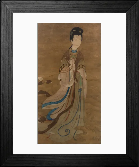 Framed Print : Portrait of Lady Zhen (183-221), Empress Wenzhao, End of 17th-Early 18th cen Framed Print : Portrait of Lady Zhen (183-221), Empress Wenzhao, End of 17th-Early 18th cen