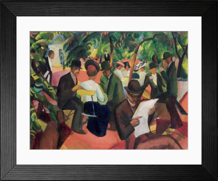 Framed Print : Garden restaurant, 1912 Framed Print : Garden restaurant, 1912