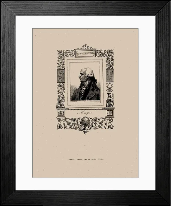 Framed Print : Gaspard Monge, Comte de Peluse (1746-1818) Framed Print : Gaspard Monge, Comte de Peluse (1746-1818)