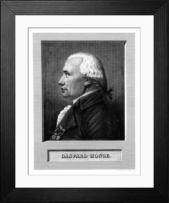 Framed Print : Gaspard Monge, Comte de Peluse (1746-1818) Framed Print : Gaspard Monge, Comte de Peluse (1746-1818)