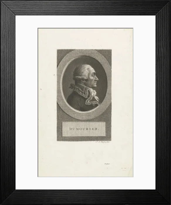 Framed Print : General Charles-Francois du Perier Dumouriez (1739-1823), 1790s Framed Print : General Charles-Francois du Perier Dumouriez (1739-1823), 1790s