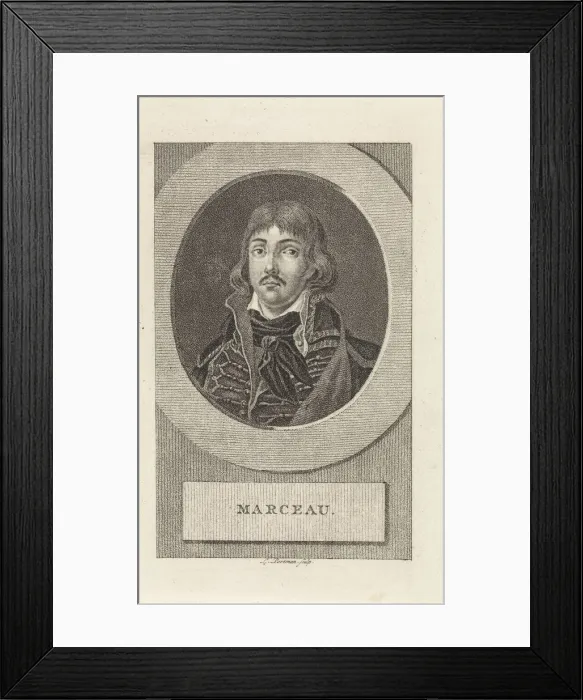 Framed Print : General Francois Severin Marceau-Desgraviers (1751-1847), 1806 Framed Print : General Francois Severin Marceau-Desgraviers (1751-1847), 1806