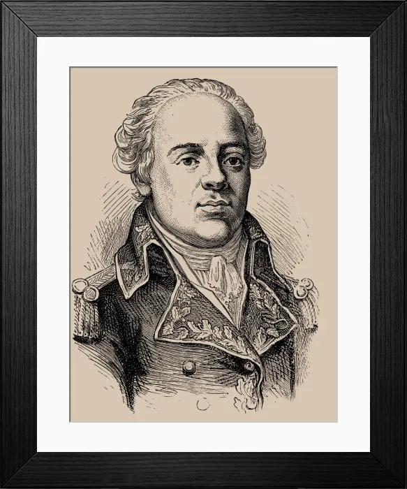 Framed Print : General Jacques-Francois de Menou (1750-1810), 1889 Framed Print : General Jacques-Francois de Menou (1750-1810), 1889
