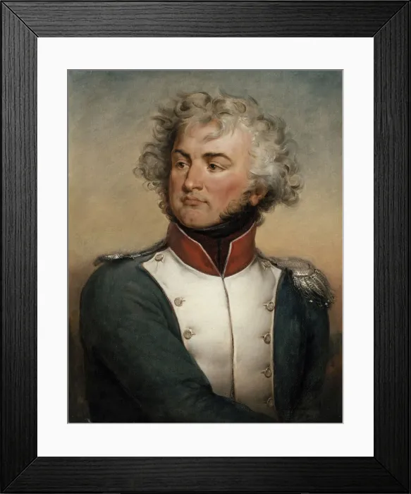 Framed Print : General Jean-Baptiste Kleber (1753-1800) in 1792, 1834 Framed Print : General Jean-Baptiste Kleber (1753-1800) in 1792, 1834