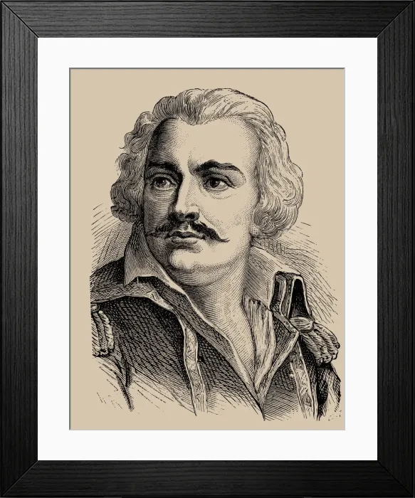 Framed Print : General Jean-Francois Carteaux (1751-1813), 1889 Framed Print : General Jean-Francois Carteaux (1751-1813), 1889