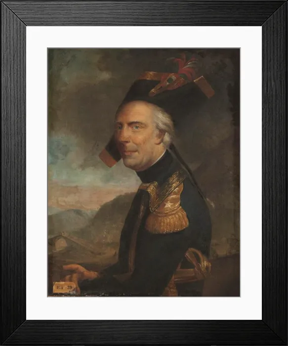 Framed Print : General Luc Dagobert de Fontenille (1736-1794) Framed Print : General Luc Dagobert de Fontenille (1736-1794)