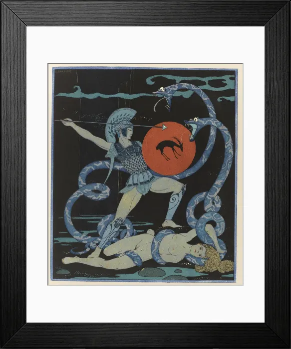 Framed Print : Illustration for Les chansons de Bilitis by Pierre Louys, 1922 Framed Print : Illustration for Les chansons de Bilitis by Pierre Louys, 1922