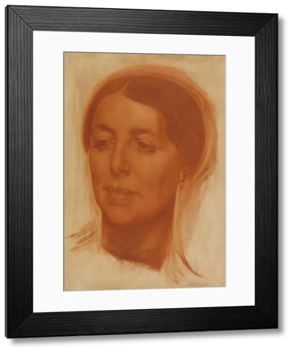 Framed Print : Portrait of Maria Samoylovna Zetlin (1882-1976), nee Tumarkina, 1919 Framed Print : Portrait of Maria Samoylovna Zetlin (1882-1976), nee Tumarkina, 1919