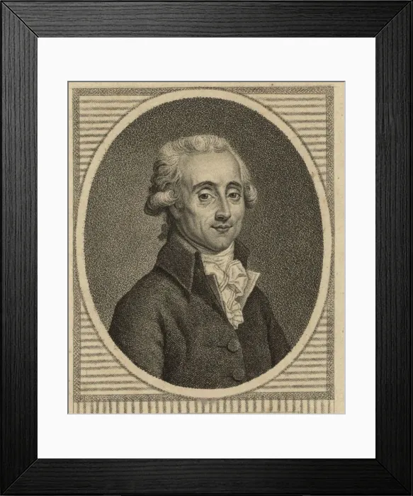 Framed Print : Georges Auguste Couthon (1755-1794), 1792 Framed Print : Georges Auguste Couthon (1755-1794), 1792