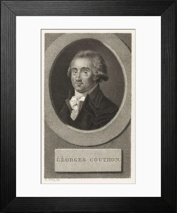Framed Print : Georges Auguste Couthon (1755-1794), 1804 Framed Print : Georges Auguste Couthon (1755-1794), 1804